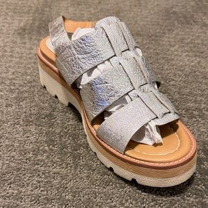 Söfft silver Platform Sandals